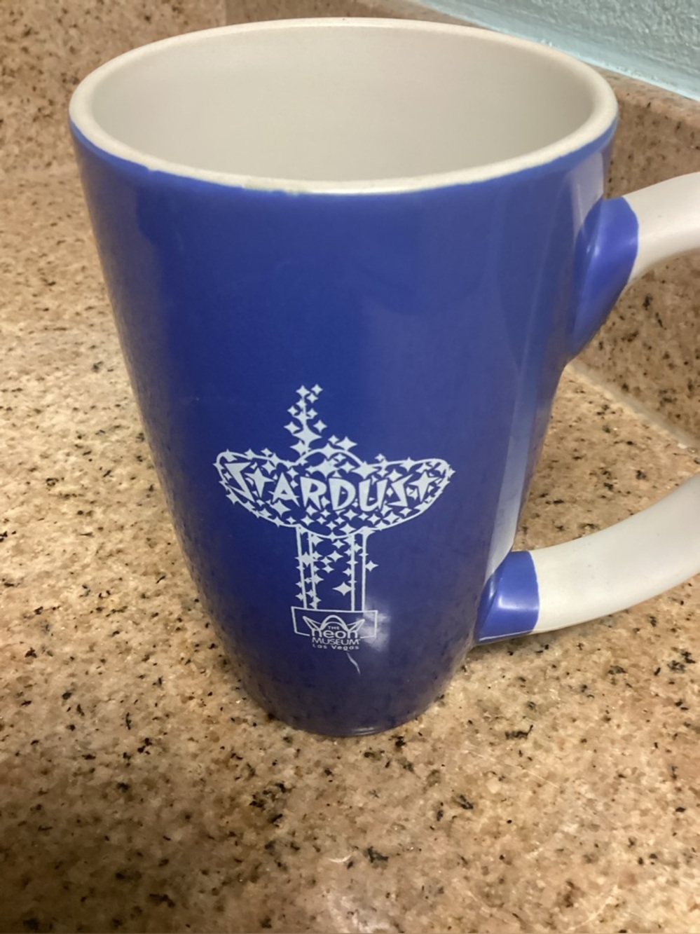 Branded Blue Ceramic Coffee Mug